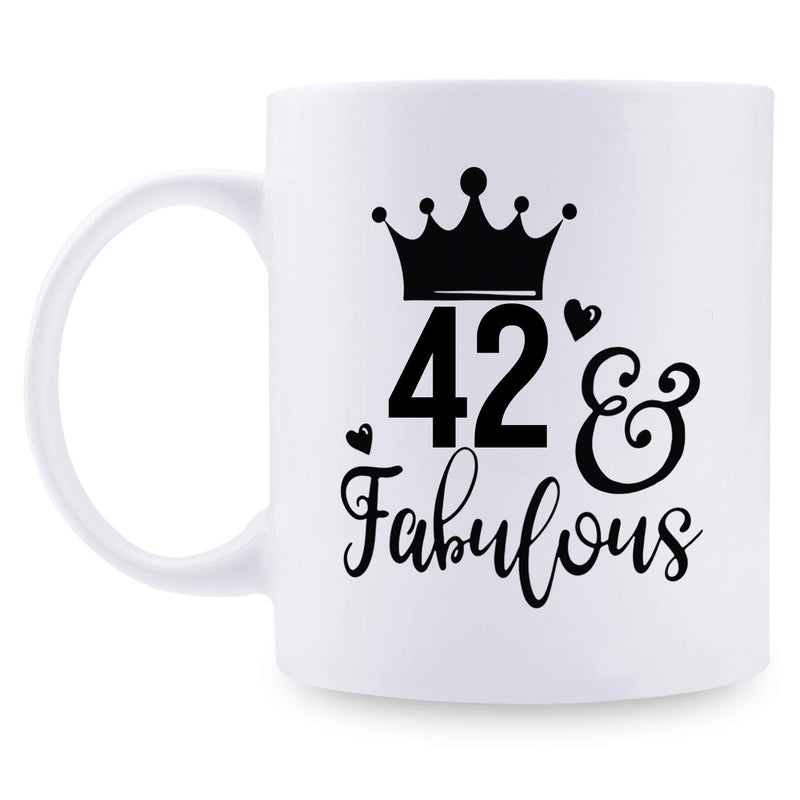 42nd Birthday Gifts for Men - 1977 Birthday Gifts for Men, 42 Years Old Birthday Gifts Coffee Mug for Dad, Husband, Friend, Brother, Him, Colleague, Coworker - 11oz