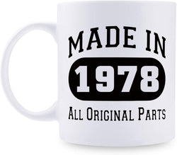 41st Birthday Gifts for Men - 1978 Birthday Gifts for Men, 41 Years Old Birthday Gifts Coffee Mug for Dad, Husband, Friend, Brother, Him, Colleague, Coworker - 11oz