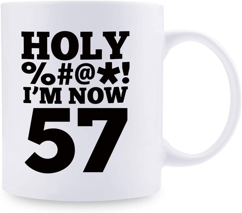 57th Birthday Gifts for Women - 1962 Birthday Gifts for Women, 57 Years Old Birthday Gifts Coffee Mug for Mom, Wife, Friend, Sister, Her, Colleague, Coworker, HOLY MUG - 11oz