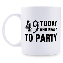 49th Birthday Gifts for Women - 1970 Birthday Gifts for Women, 49 Years Old Birthday Gifts Coffee Mug for Mom, Wife, Friend, Sister, Her, Colleague, Coworker - 11oz