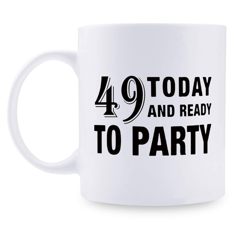 49th Birthday Gifts for Women - 1970 Birthday Gifts for Women, 49 Years Old Birthday Gifts Coffee Mug for Mom, Wife, Friend, Sister, Her, Colleague, Coworker - 11oz