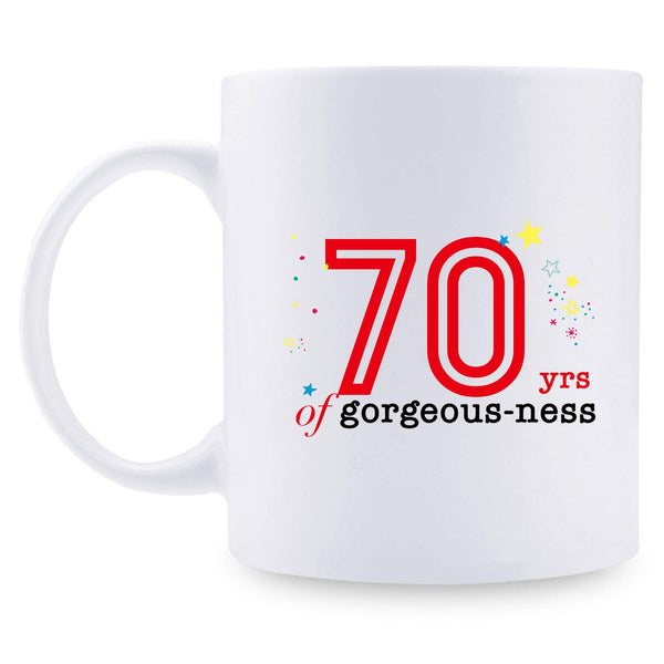 70th Birthday Gifts for Men - 1949 Birthday Gifts for Men, 70 Years Old Birthday Gifts Coffee Mug for Dad, Husband, Friend, Brother, Him, Colleague, Coworker - 11oz