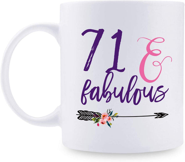 71st Birthday Gifts for Men - 1948 Birthday Gifts for Men, 71 Years Old Birthday Gifts Coffee Mug for Dad, Husband, Friend, Brother, Him, Colleague, Coworker - 11oz