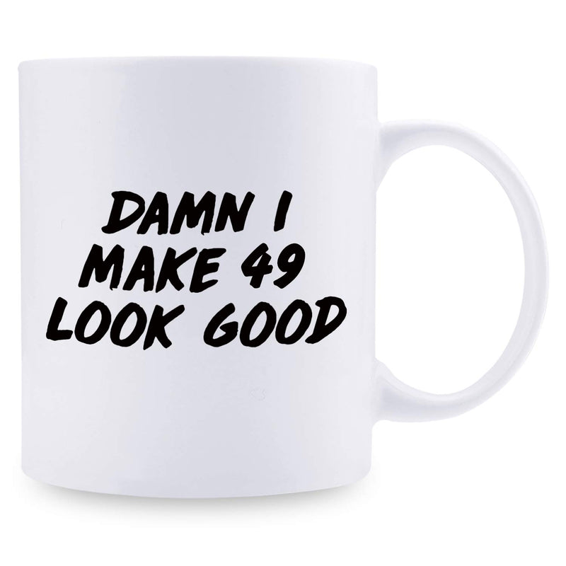 49th Birthday Gifts for Women - 1970 Birthday Gifts for Women, 49 Years Old Birthday Gifts Coffee Mug for Mom, Wife, Friend, Sister, Her, Colleague, Coworker - 11oz