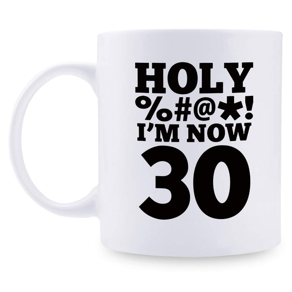 30th Birthday Gifts for Men - 1989 Birthday Gifts for Men, 30 Years Old Birthday Gifts Coffee Mug for Dad, Husband, Friend, Brother, Him, Colleague, Coworker, HOLY MUG - 11oz