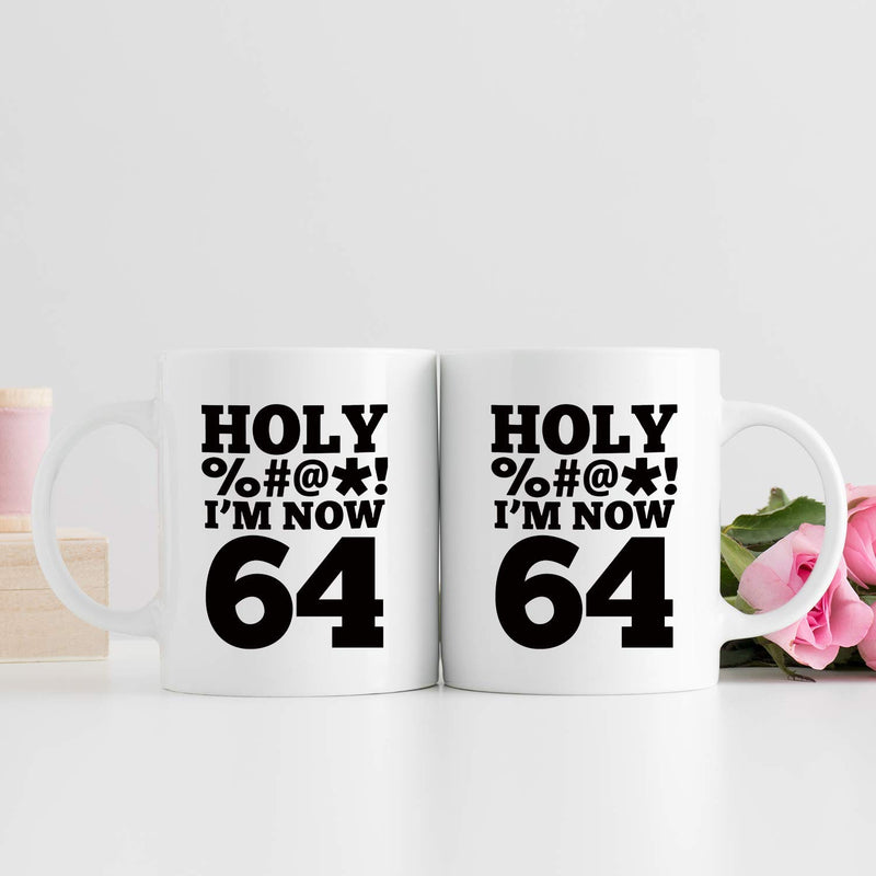 64th Birthday Gifts for Women - 1955 Birthday Gifts for Women, 64 Years Old Birthday Gifts Coffee Mug for Mom, Wife, Friend, Sister, Her, Colleague, Coworker, HOLY MUG - 11oz