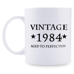 35th Birthday Gifts for Women - 1984 Birthday Gifts for Women, 35 Years Old Birthday Gifts Coffee Mug for Mom, Wife, Friend, Sister, Her, Colleague, Coworker - 11oz