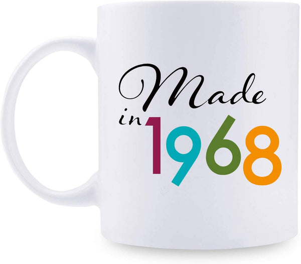 51st Birthday Gifts for Men - 1968 Birthday Gifts for Men, 51 Years Old Birthday Gifts Coffee Mug for Dad, Husband, Friend, Brother, Him, Colleague, Coworker - 11oz