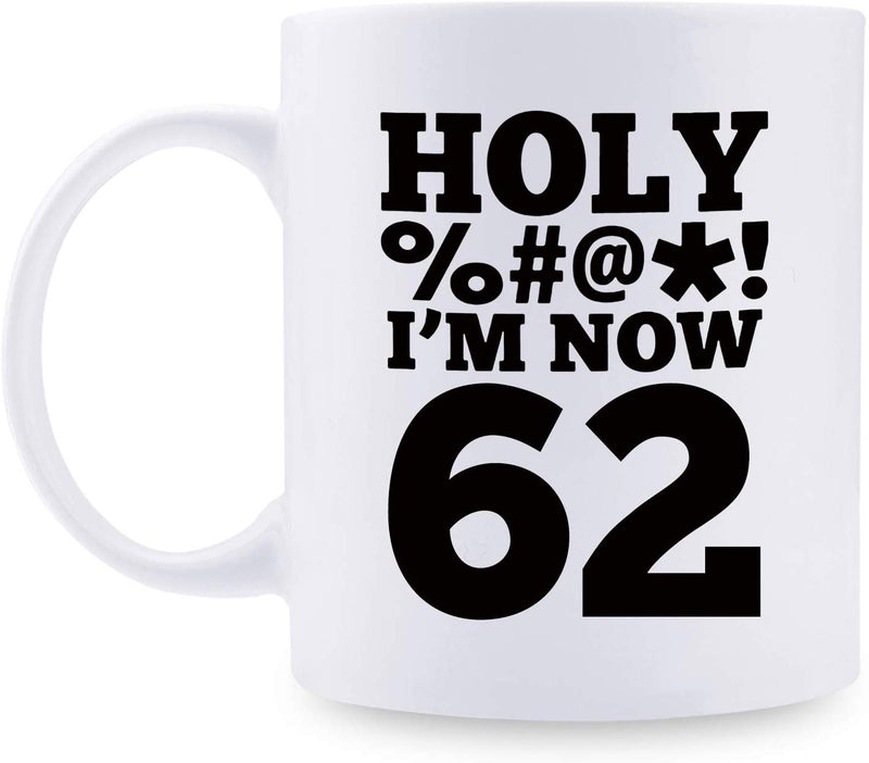 62nd Birthday Gifts for Women - 1957 Birthday Gifts for Women, 62 Years Old Birthday Gifts Coffee Mug for Mom, Wife, Friend, Sister, Her, Colleague, Coworker, HOLY MUG - 11oz