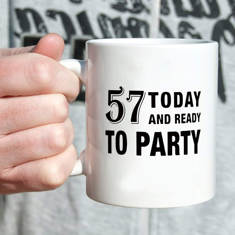 57th Birthday Gifts for Men - 1962 Birthday Gifts for Men, 57 Years Old Birthday Gifts Coffee Mug for Dad, Husband, Friend, Brother, Him, Colleague, Coworker - 11oz