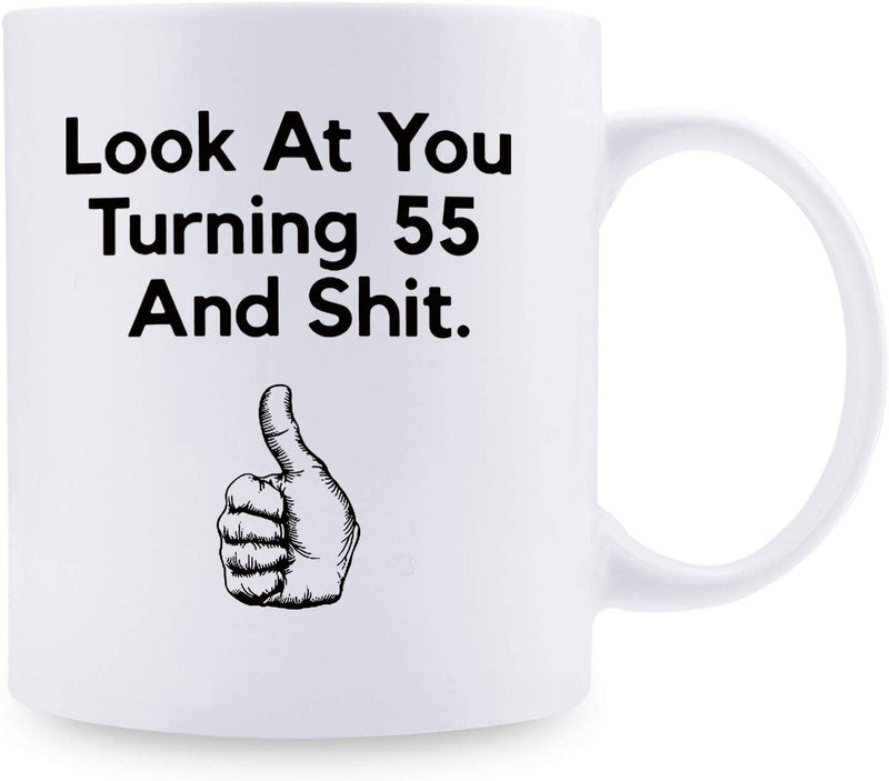 55th Birthday Gifts for Women - 1964 Birthday Gifts for Women, 55 Years Old Birthday Gifts Coffee Mug for Mom, Wife, Friend, Sister, Her, Colleague, Coworker - 11oz