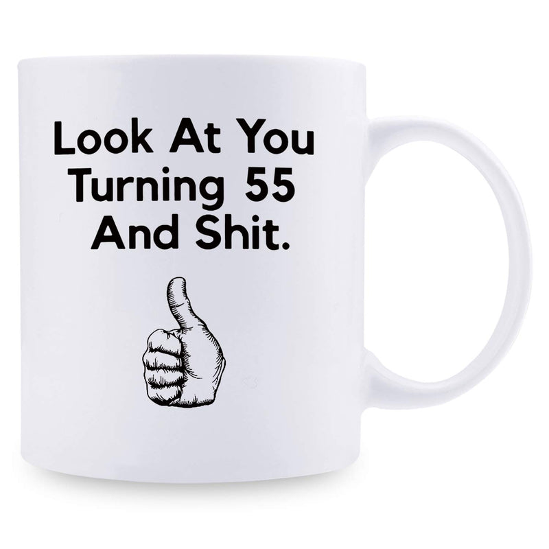 55th Birthday Gifts for Men - 1964 Birthday Gifts for Men, 55 Years Old Birthday Gifts Coffee Mug for Dad, Husband, Friend, Brother, Him, Colleague, Coworker - 11oz