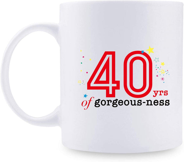 40th Birthday Gifts for Men - 1979 Birthday Gifts for Men, 40 Years Old Birthday Gifts Coffee Mug for Dad, Husband, Friend, Brother, Him, Colleague, Coworker - 11oz