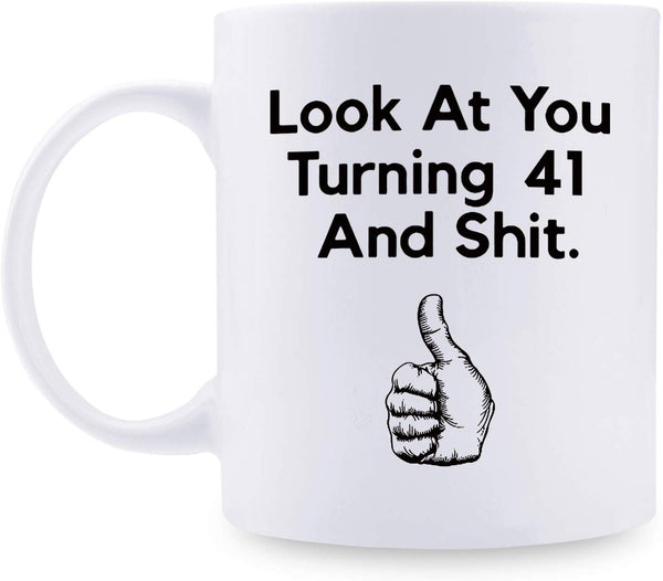 41st Birthday Gifts for Men - 1978 Birthday Gifts for Men, 41 Years Old Birthday Gifts Coffee Mug for Dad, Husband, Friend, Brother, Him, Colleague, Coworker - 11oz