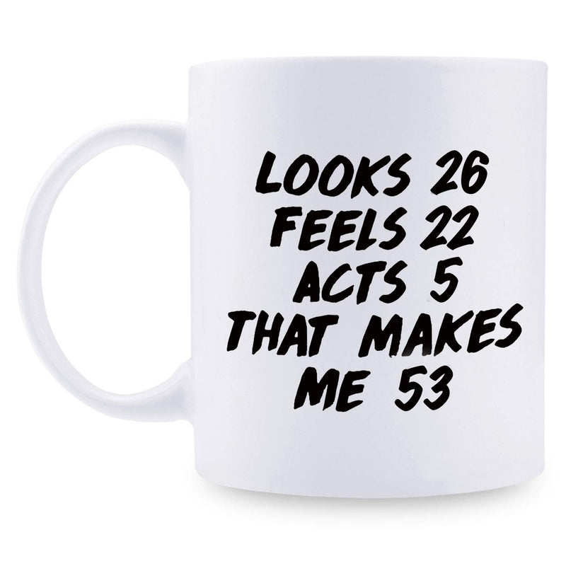 53rd Birthday Gifts for Women - 1966 Birthday Gifts for Women, 53 Years Old Birthday Gifts Coffee Mug for Mom, Wife, Friend, Sister, Her, Colleague, Coworker - 11oz