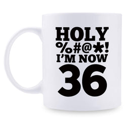 36th Birthday Gifts for Women - 1983 Birthday Gifts for Women, 36 Years Old Birthday Gifts Coffee Mug for Mom, Wife, Friend, Sister, Her, Colleague, Coworker, HOLY MUG - 11oz