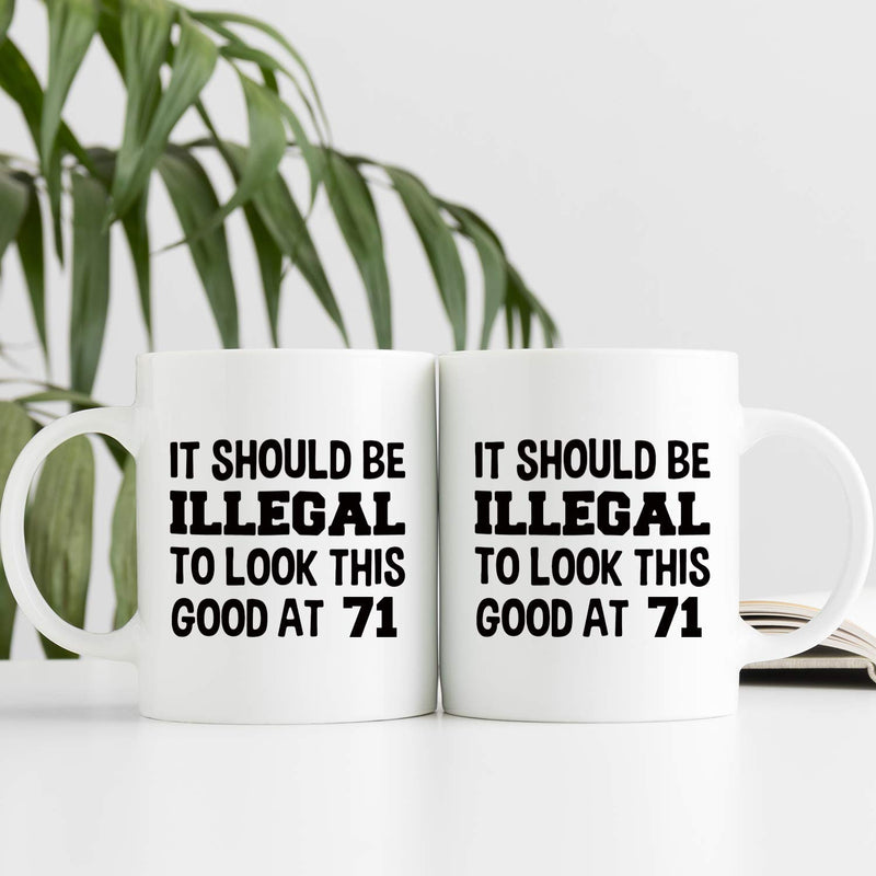 71st Birthday Gifts for Women - 1948 Birthday Gifts for Women, 71 Years Old Birthday Gifts Coffee Mug for Mom, Wife, Friend, Sister, Her, Colleague, Coworker - 11oz