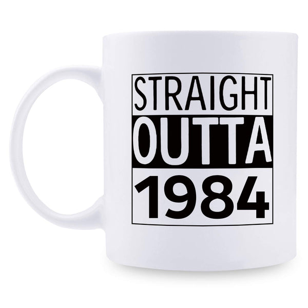 35th Birthday Gifts for Men - 1984 Birthday Gifts for Men, 35 Years Old Birthday Gifts Coffee Mug for Dad, Husband, Friend, Brother, Him, Colleague, Coworker - 11oz