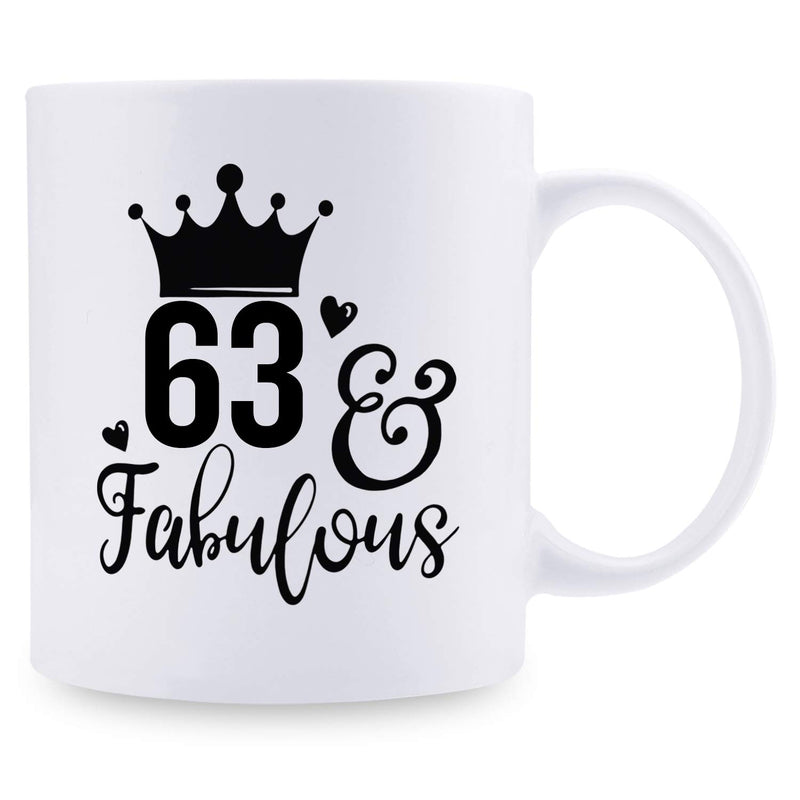 63rd Birthday Gifts for Men - 1956 Birthday Gifts for Men, 63 Years Old Birthday Gifts Coffee Mug for Dad, Husband, Friend, Brother, Him, Colleague, Coworker - 11oz