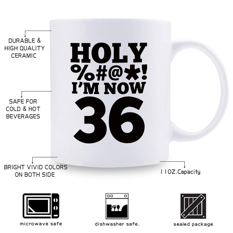 36th Birthday Gifts for Women - 1983 Birthday Gifts for Women, 36 Years Old Birthday Gifts Coffee Mug for Mom, Wife, Friend, Sister, Her, Colleague, Coworker, HOLY MUG - 11oz