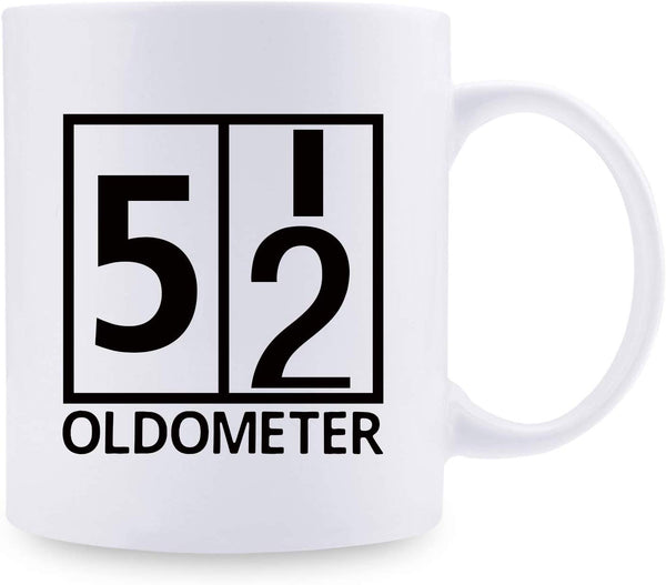 52nd Birthday Gifts for Men - 1967 Birthday Gifts for Men, 52 Years Old Birthday Gifts Coffee Mug for Dad, Husband, Friend, Brother, Him, Colleague, Coworker, Oldometer Mug- 11oz