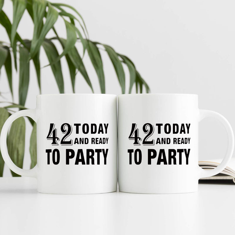 42nd Birthday Gifts for Men - 1977 Birthday Gifts for Men, 42 Years Old Birthday Gifts Coffee Mug for Dad, Husband, Friend, Brother, Him, Colleague, Coworker - 11oz