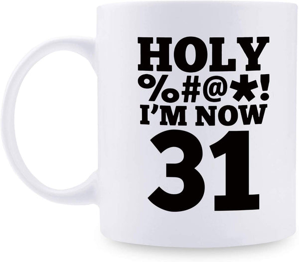 31st Birthday Gifts for Women - 1988 Birthday Gifts for Women, 31 Years Old Birthday Gifts Coffee Mug for Mom, Wife, Friend, Sister, Her, Colleague, Coworker, HOLY MUG- 11oz