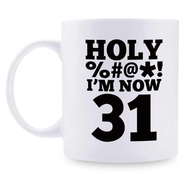 31st Birthday Gifts for Men - 1988 Birthday Gifts for Men, 31 Years Old Birthday Gifts Coffee Mug for Dad, Husband, Friend, Brother, Him, Colleague, Coworker,HOLY MUG - 11oz