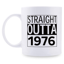 43rd Birthday Gifts for Men - 1976 Birthday Gifts for Men, 43 Years Old Birthday Gifts Coffee Mug for Dad, Husband, Friend, Brother, Him, Colleague, Coworker - 11oz