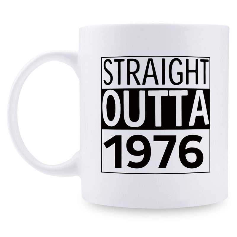 43rd Birthday Gifts for Men - 1976 Birthday Gifts for Men, 43 Years Old Birthday Gifts Coffee Mug for Dad, Husband, Friend, Brother, Him, Colleague, Coworker - 11oz