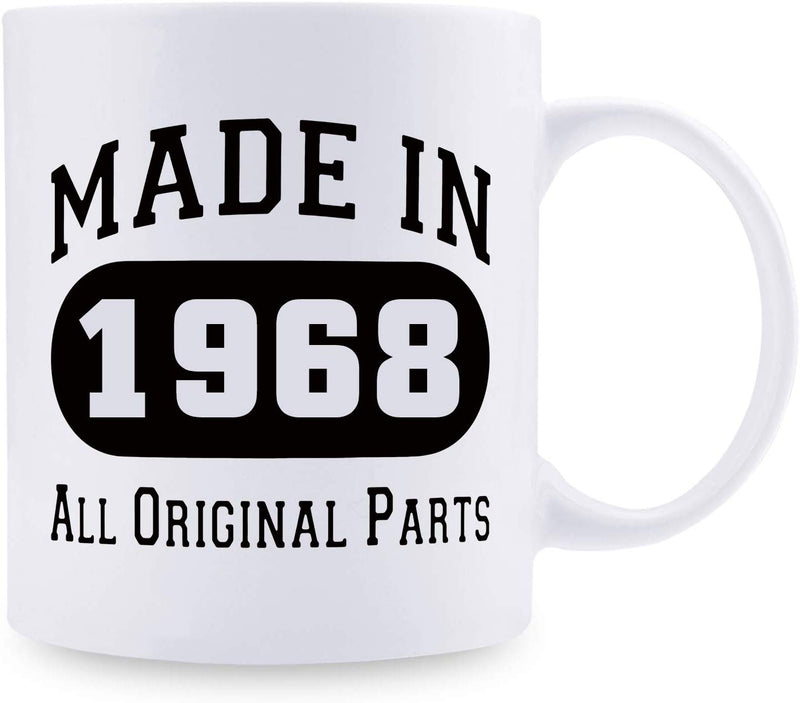 51st Birthday Gifts for Men - 1968 Birthday Gifts for Men, 51 Years Old Birthday Gifts Coffee Mug for Dad, Husband, Friend, Brother, Him, Colleague, Coworker - 11oz