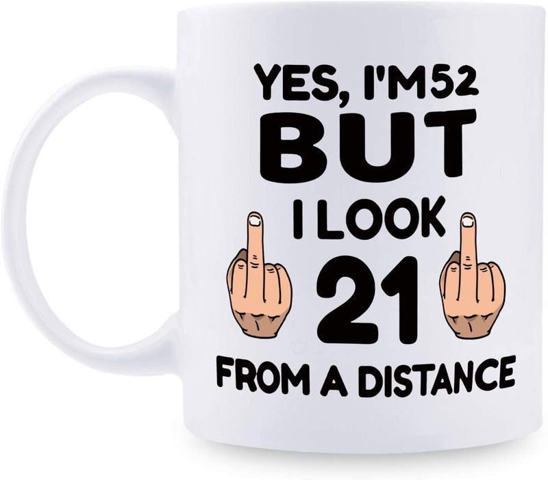 52nd Birthday Gifts For Men - 1967 Birthday Gifts for Men, 52 Years Old Birthday Gifts Coffee Mug for Dad, Husband, Friend, Brother, Him, Colleague, Coworker - 11oz