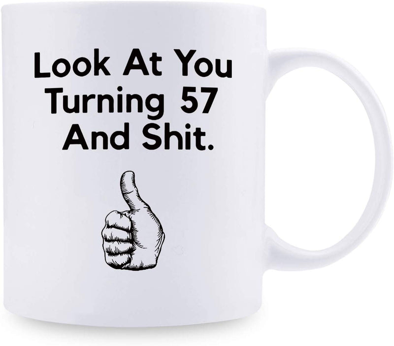 57th Birthday Gifts for Men - 1962 Birthday Gifts for Men, 57 Years Old Birthday Gifts Coffee Mug for Dad, Husband, Friend, Brother, Him, Colleague, Coworker - 11oz