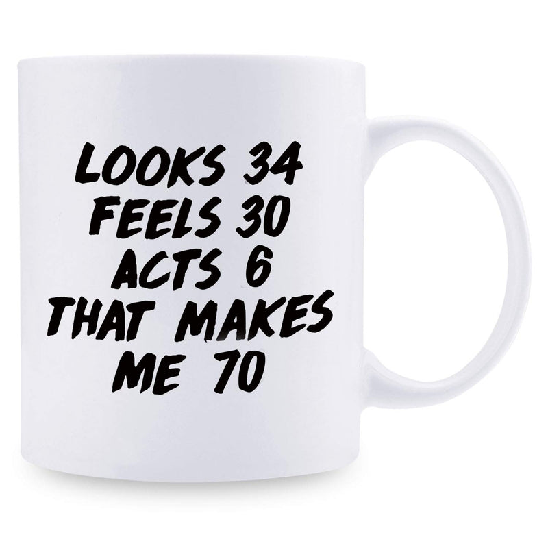 70th Birthday Gifts for Women - 1949 Birthday Gifts for Women, 70 Years Old Birthday Gifts Coffee Mug for Mom, Wife, Friend, Sister, Her, Colleague, Coworker - 11oz