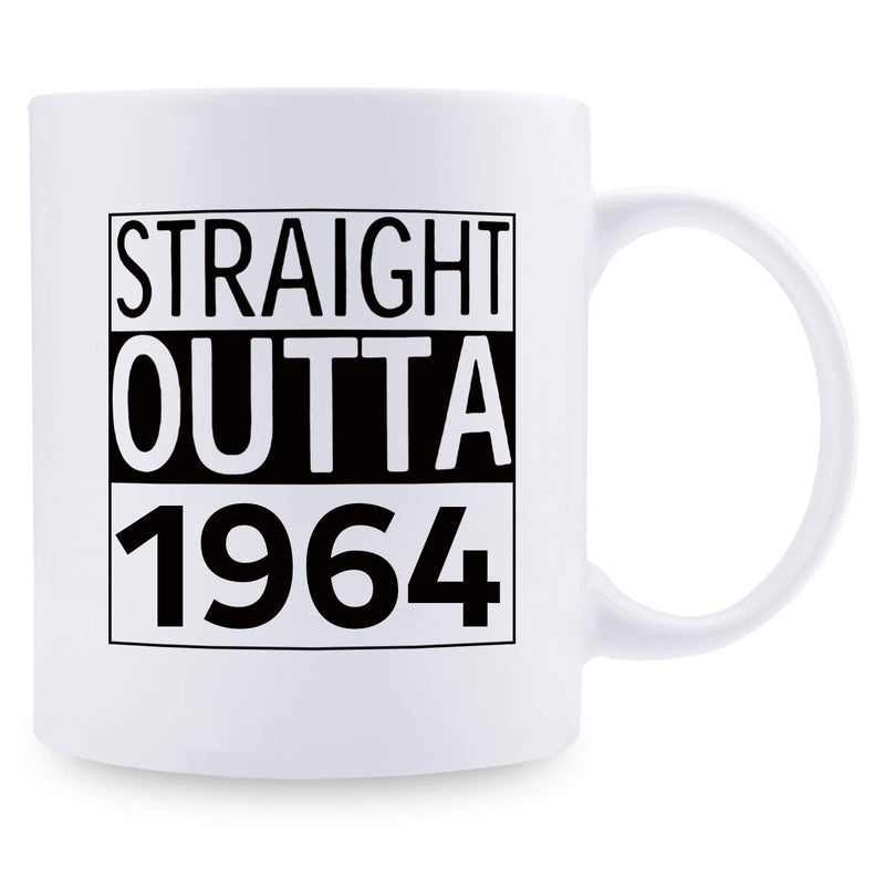 55th Birthday Gifts for Men - 1964 Birthday Gifts for Men, 55 Years Old Birthday Gifts Coffee Mug for Dad, Husband, Friend, Brother, Him, Colleague, Coworker - 11oz