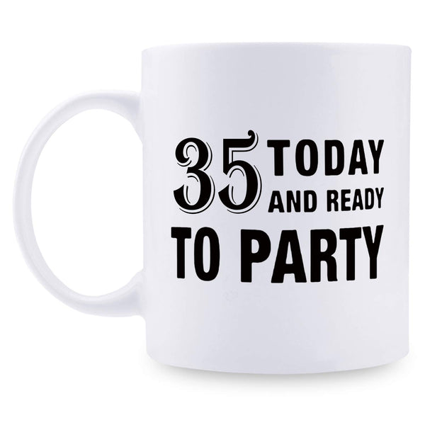 35th Birthday Gifts for Women - 1984 Birthday Gifts for Women, 35 Years Old Birthday Gifts Coffee Mug for Mom, Wife, Friend, Sister, Her, Colleague, Coworker - 11oz