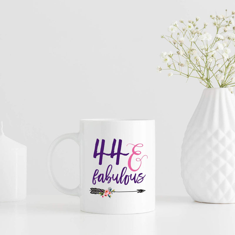 44th Birthday Gifts for Women - 1975 Birthday Gifts for Women, 44 Years Old Birthday Gifts Coffee Mug for Mom, Wife, Friend, Sister, Her, Colleague, Coworker - 11oz