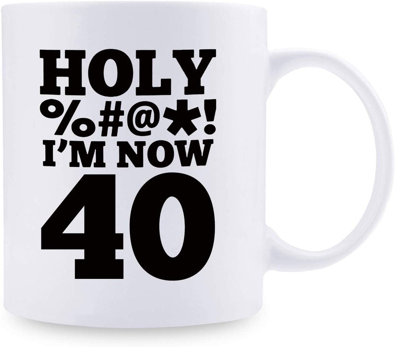 40th Birthday Gifts for Women - 1979 Birthday Gifts for Women, 40 Years Old Birthday Gifts Coffee Mug for Mom, Wife, Friend, Sister, Her, Colleague, Coworker, HOLY MUG - 11oz