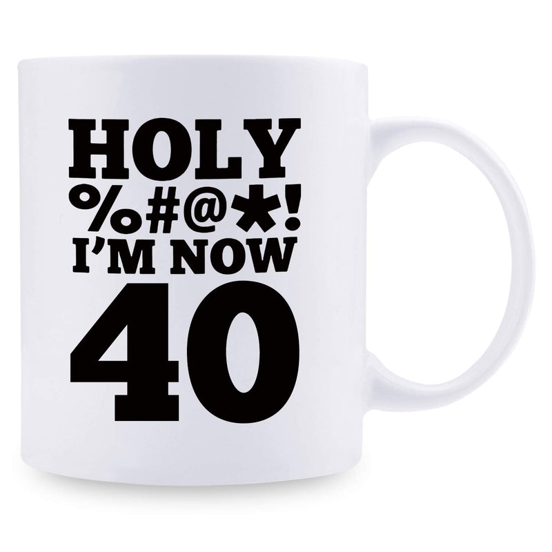 40th Birthday Gifts for Men - 1979 Birthday Gifts for Men, 40 Years Old Birthday Gifts Coffee Mug for Dad, Husband, Friend, Brother, Him, Colleague, Coworker, HOLY MUG - 11oz