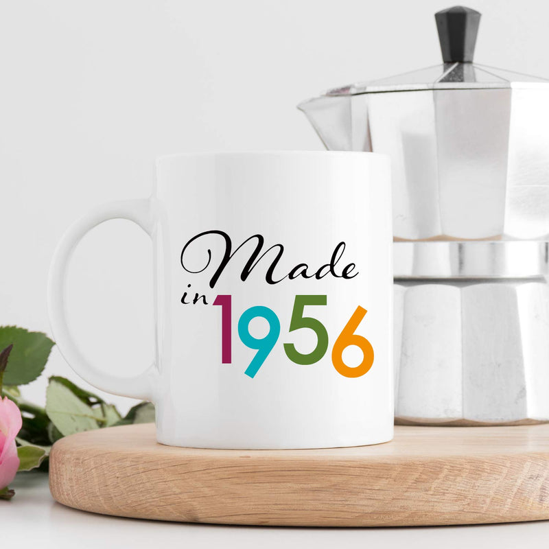 63rd Birthday Gifts for Women - 1956 Birthday Gifts for Women, 63 Years Old Birthday Gifts Coffee Mug for Mom, Wife, Friend, Sister, Her, Colleague, Coworker - 11oz