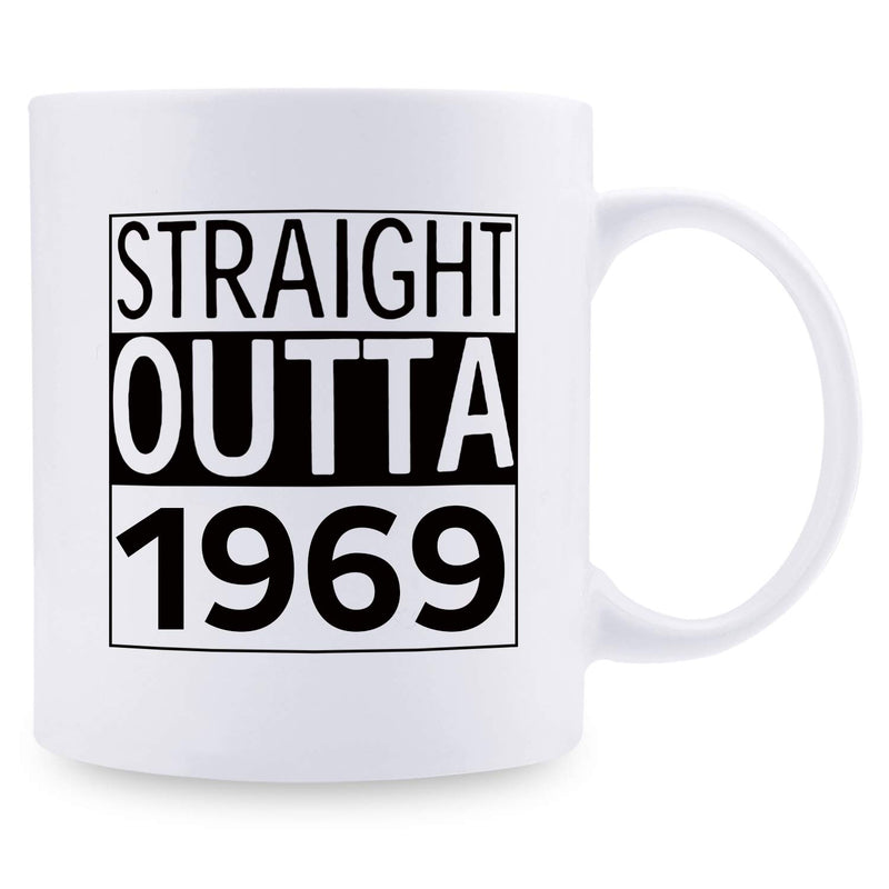 50th Birthday Gifts foMen - 1969 Birthday Gifts for Men, 50 Years Old Birthday Gifts Coffee Mug for Dad, Husband, Friend, Brother, Him, Colleague, Coworker - 11oz