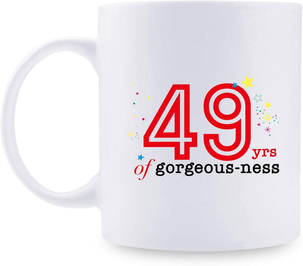 49th Birthday Gifts for Men - 1970 Birthday Gifts for Men, 49 Years Old Birthday Gifts Coffee Mug for Dad, Husband, Friend, Brother, Him, Colleague, Coworker - 11oz