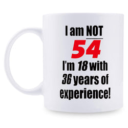 54th Birthday Gifts for Men - 1965 Birthday Gifts for Men, 54 Years Old Birthday Gifts Coffee Mug for Dad, Husband, Friend, Brother, Him, Colleague, Coworker - 11oz