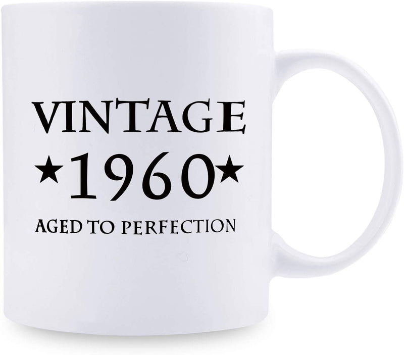 59th Birthday Gifts for Women - 1960 Birthday Gifts for Women, 59 Years Old Birthday Gifts Coffee Mug for Mom, Wife, Friend, Sister, Her, Colleague, Coworker - 11oz