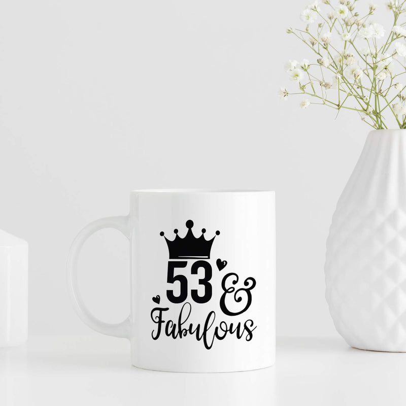 53rd Birthday Gifts for Women - 1966 Birthday Gifts for Women, 53 Years Old Birthday Gifts Coffee Mug for Mom, Wife, Friend, Sister, Her, Colleague, Coworker - 11oz