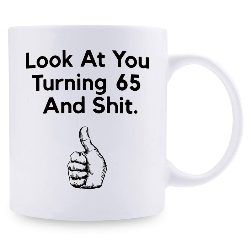 65th Birthday Gifts for Men - 1954 Birthday Gifts for Men, 65 Years Old Birthday Gifts Coffee Mug for Dad, Husband, Friend, Brother, Him, Colleague, Coworker - 11oz