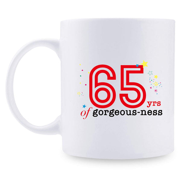 65th Birthday Gifts for Women - 1954 Birthday Gifts for Women, 65 Years Old Birthday Gifts Coffee Mug for Mom, Wife, Friend, Sister, Her, Colleague, Coworker - 11oz