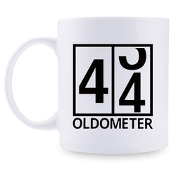 44th Birthday Gifts for Men - 1975 Birthday Gifts for Men, 44 Years Old Birthday Gifts Coffee Mug for Dad, Husband, Friend, Brother, Him, Colleague, Coworker, Oldometer Mug - 11oz