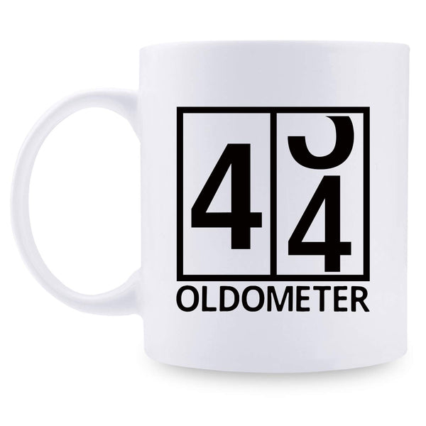 44th Birthday Gifts for Men - 1975 Birthday Gifts for Men, 44 Years Old Birthday Gifts Coffee Mug for Dad, Husband, Friend, Brother, Him, Colleague, Coworker, Oldometer Mug - 11oz