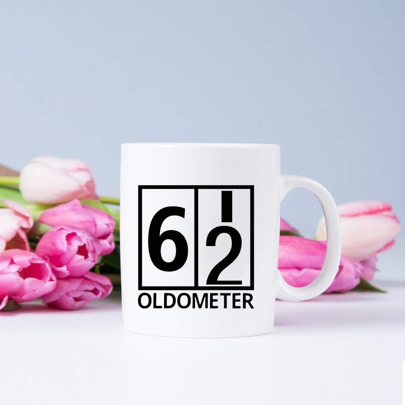 62nd Birthday Gifts for Women - 1957 Birthday Gifts for Women, 62 Years Old Birthday Gifts Coffee Mug for Mom, Wife, Friend, Sister, Her, Colleague, Coworker, Oldometer Mug - 11oz